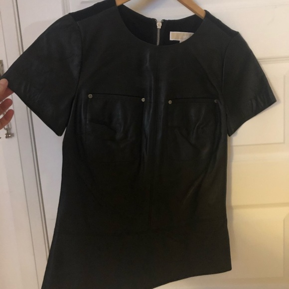 Michael Kors Leather Shirt - Picture 4 of 4